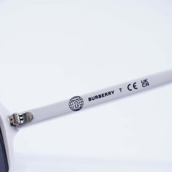 Burberry Junior JB4340 392687 Sunglasses Blue/White Frame, Grey Lenses - Picture 4 of 10